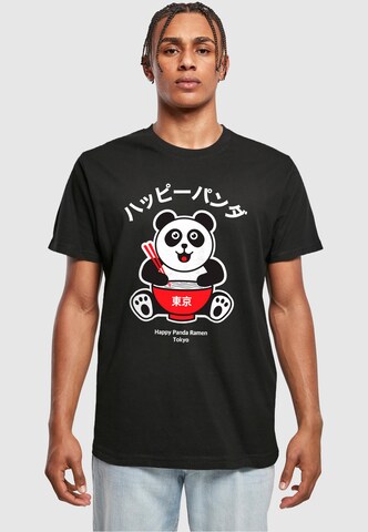 Merchcode Shirt 'Torc- Happy Panda' in Schwarz: Vorderseite