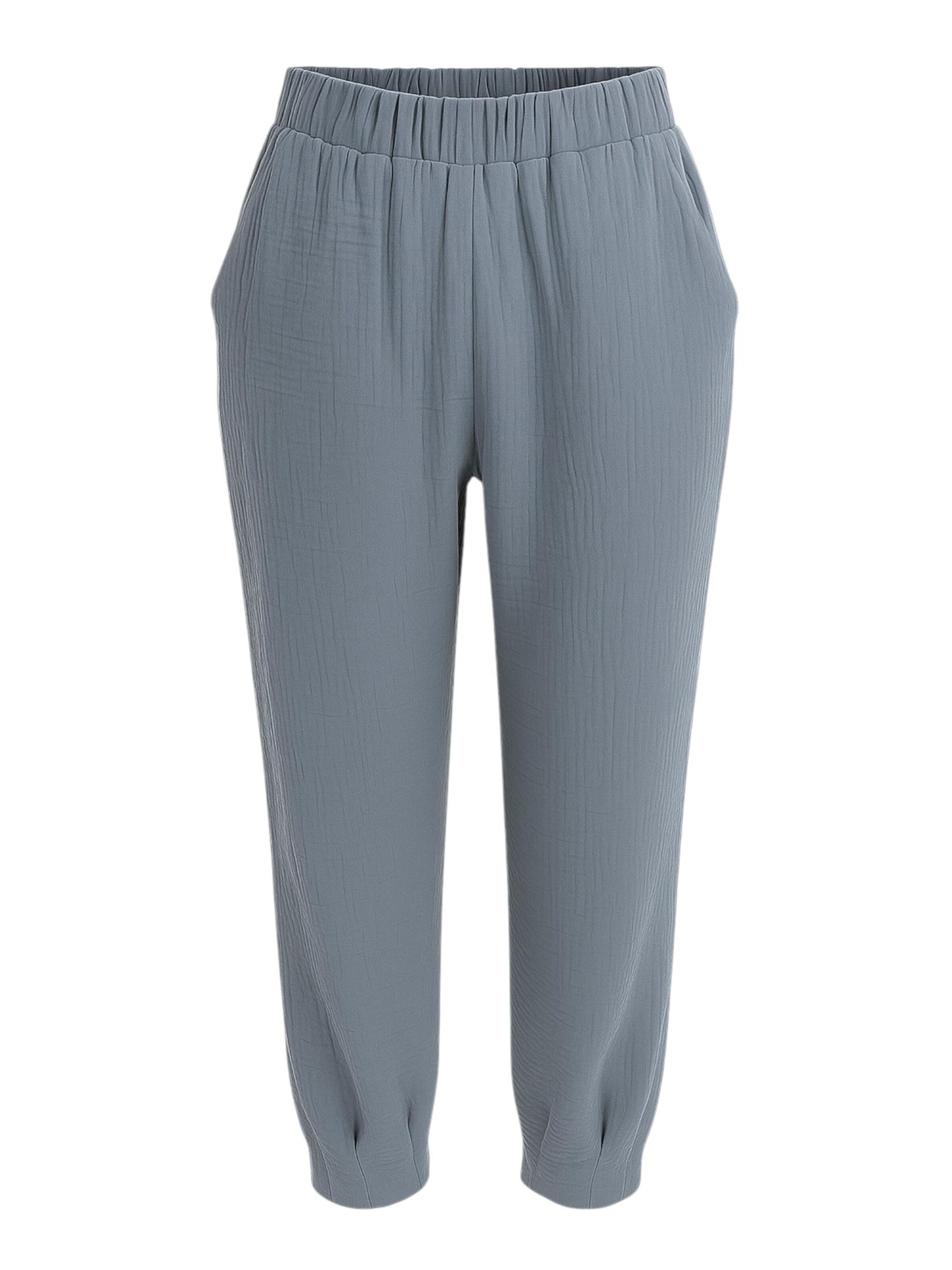 Pantalon 'EMIRA' fashionshowcase en gris : devant