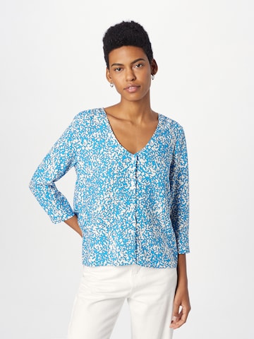 TOM TAILOR DENIM Blouse in Blue: front