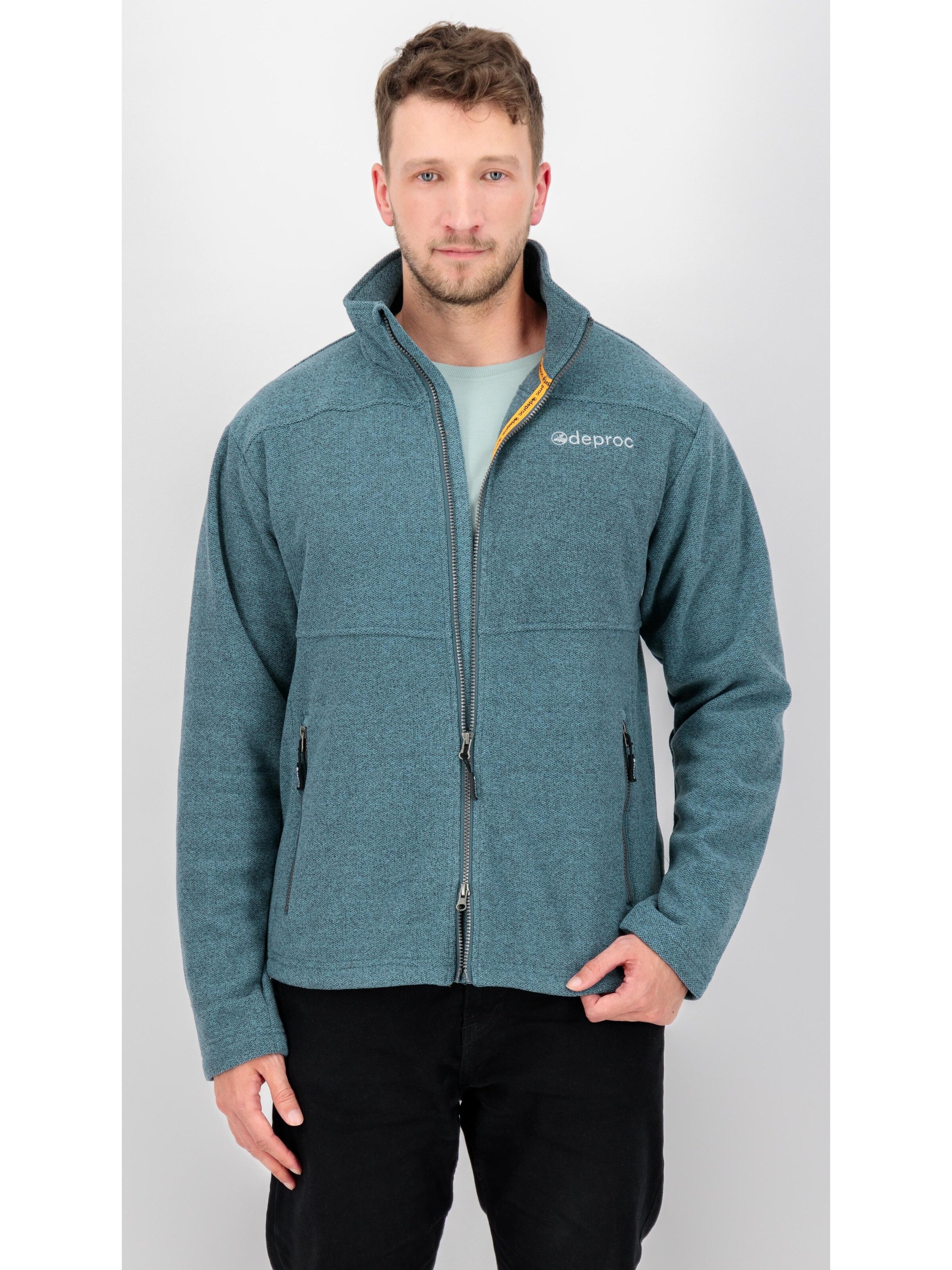 deproc Fleecejacke 'SEWARD MN'‌‌‌ in Blau: Vorderseite