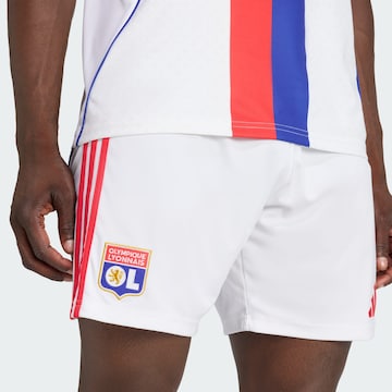 ADIDAS PERFORMANCE Regular Sports trousers 'Olympique Lyon 25/26' in White