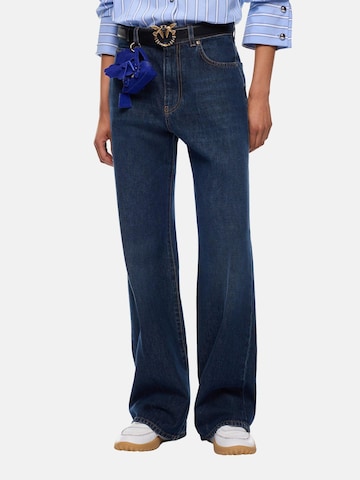 PINKO Wide leg Jeans 'PINKO WANDA WIDE LEG BLUE DENIM MEDIUM WASH PANTALONE' in Blue
