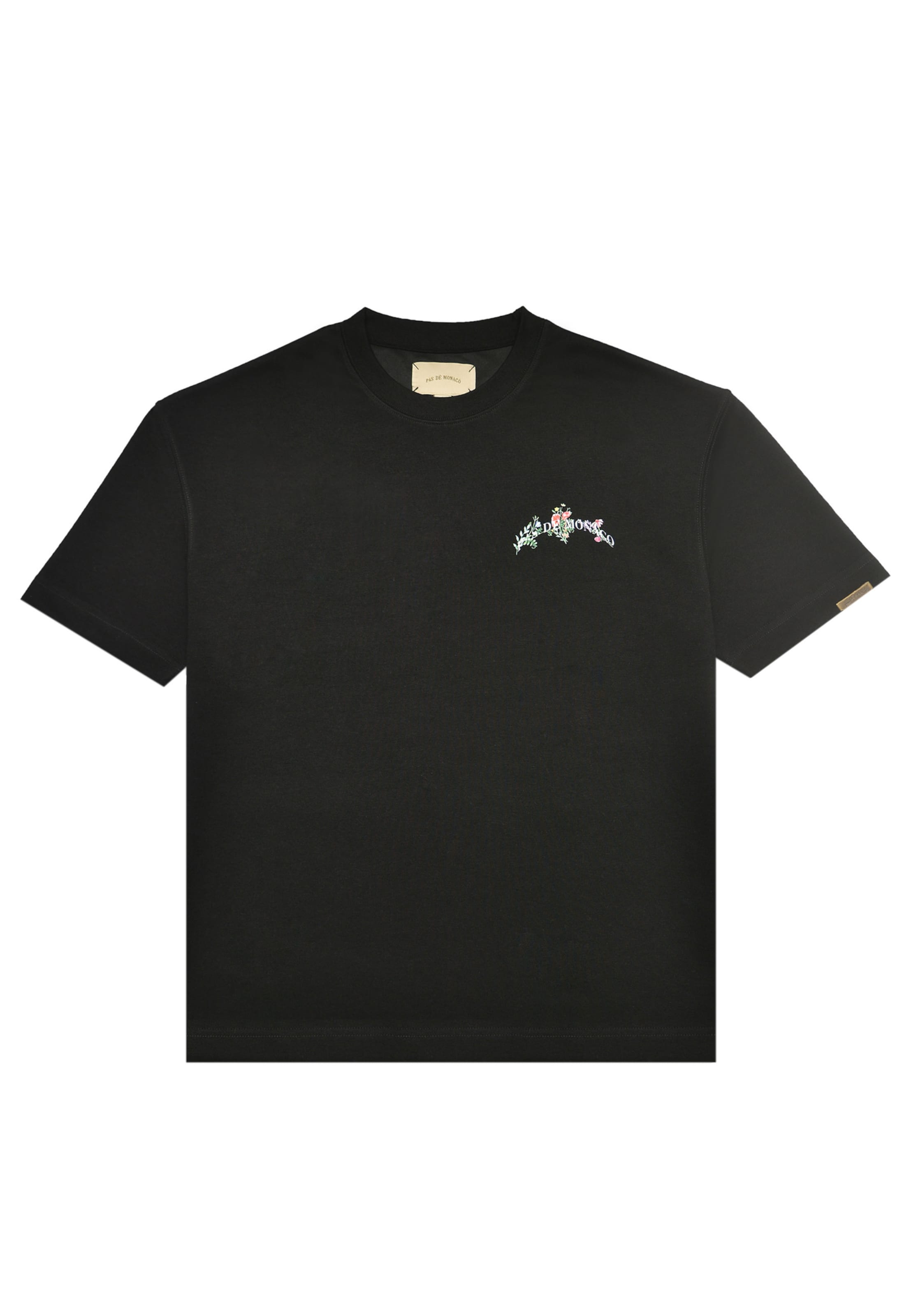 Pas De Monaco Shirt 'Pavot' in Black: front