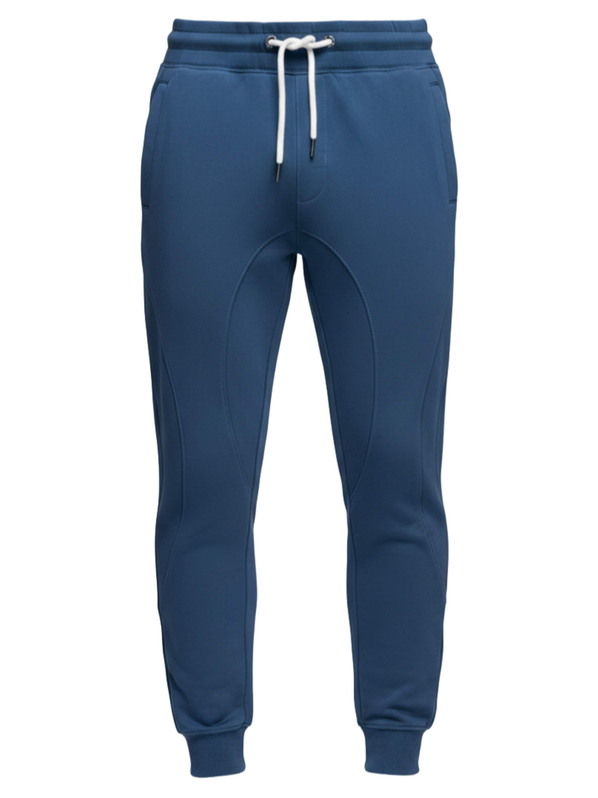Pantalon de sport Ombre en bleu : devant
