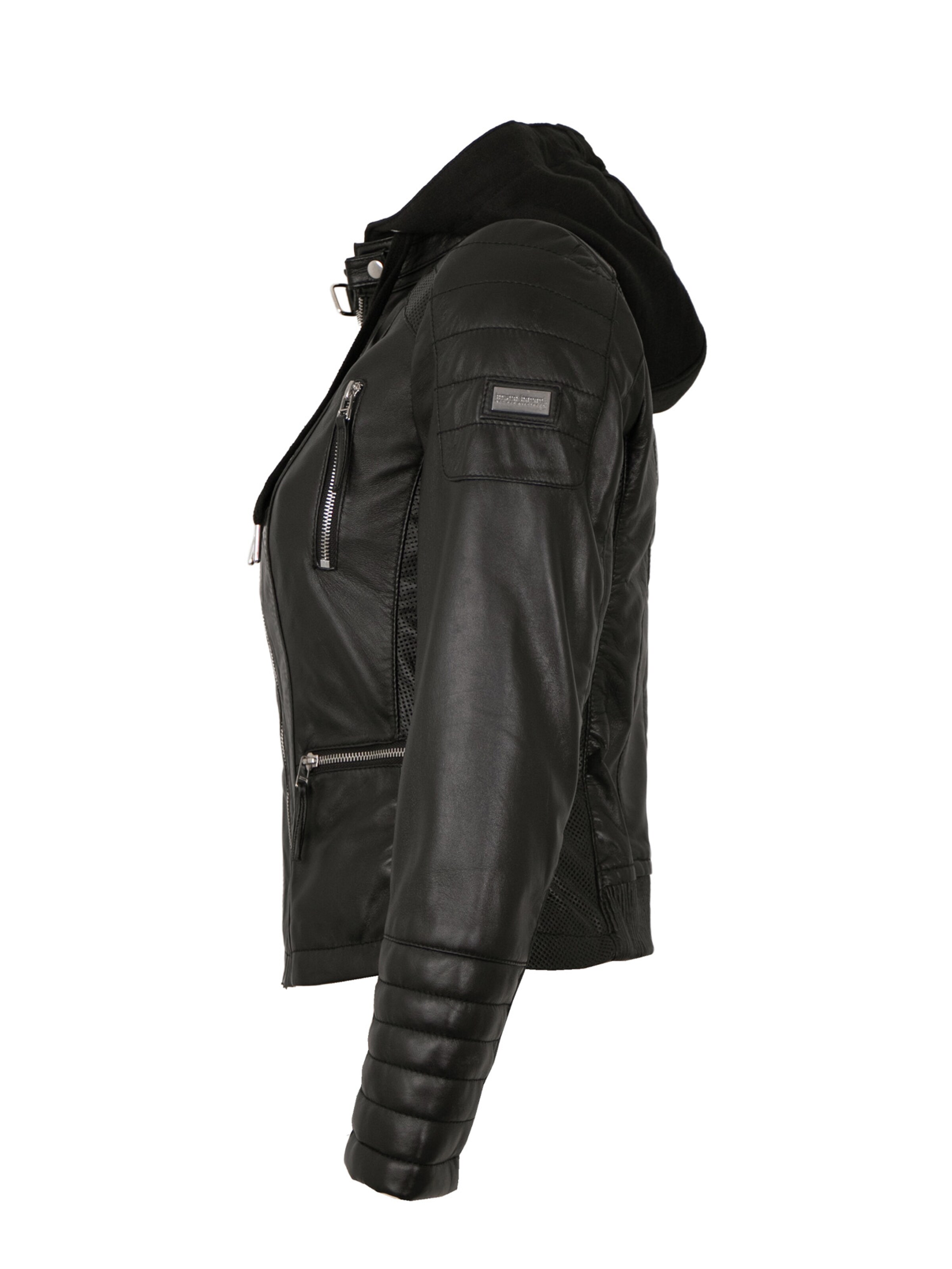 Bruno Banani Between-Season Jacket 'BB-581/L' in Black