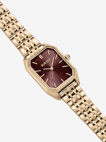 BURKER WatchesAnalogni sat 'Isabell Gold Burgundy' - zlatna boja