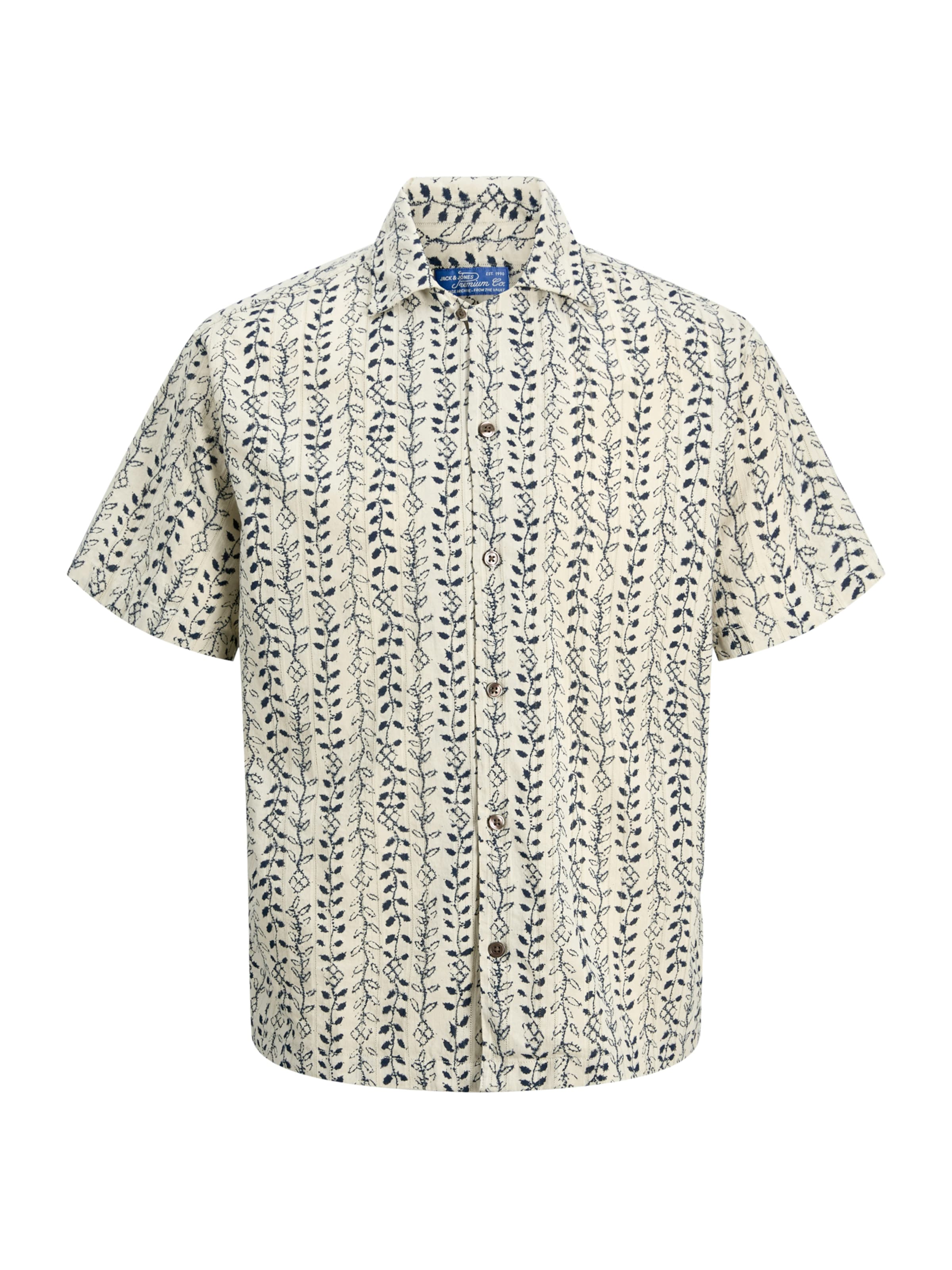 JACK & JONES Comfort Fit Πουκάμισο 'JPRBLULYON' σε μπεζ: μπροστά