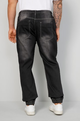 John F. Gee Tapered Jeans in Black