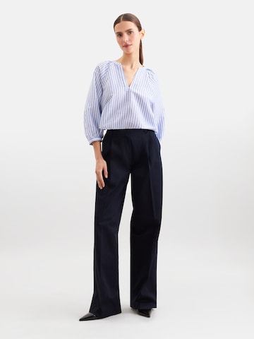 SEIDENSTICKER Bluse in Blau
