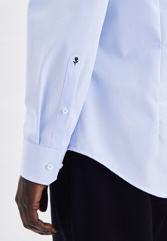 SEIDENSTICKER Regular Fit Businesshemd in Blau
