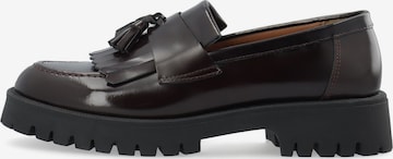 Chaussure basse 'LEO' Bianco en rouge : devant