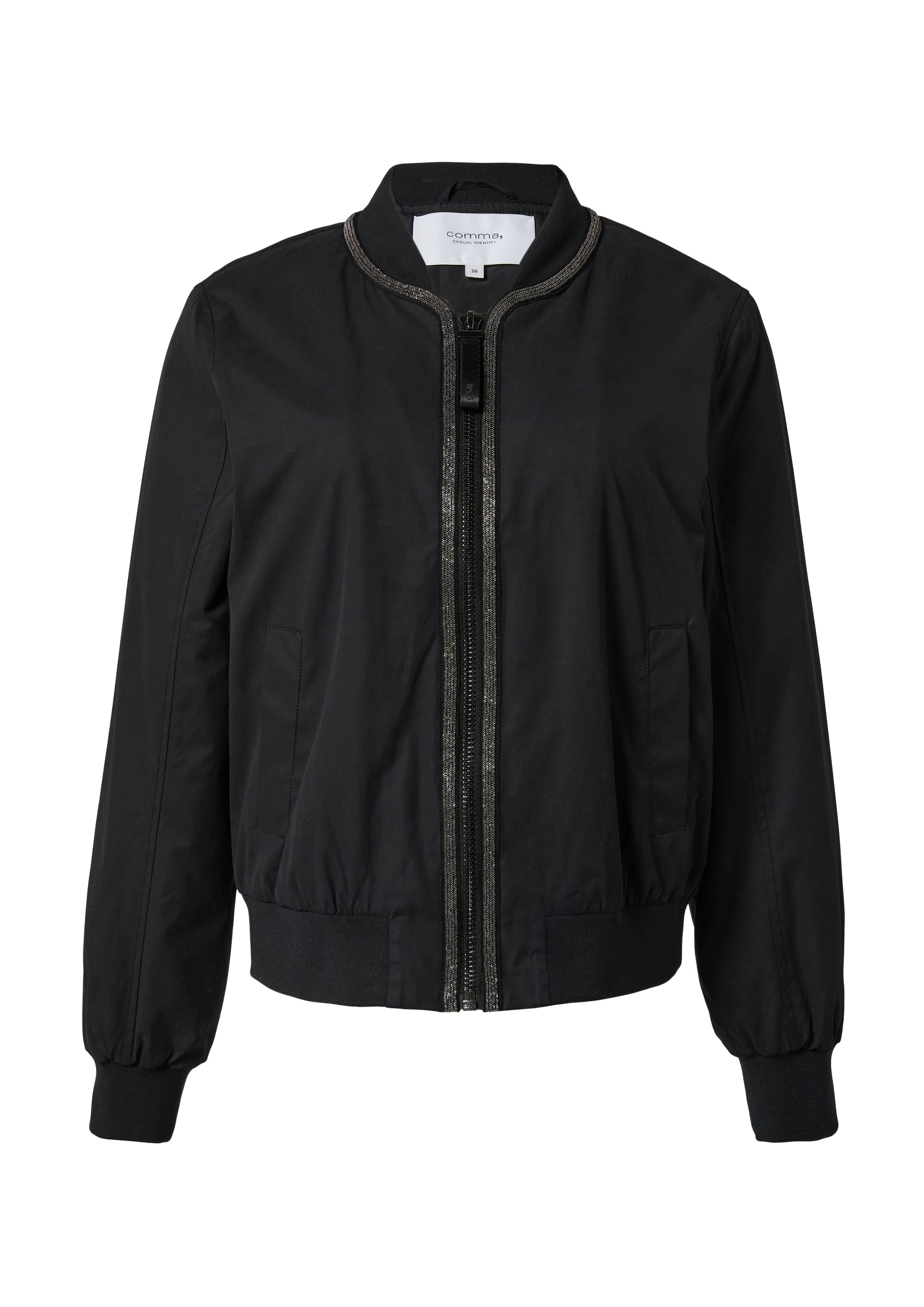 comma casual identity Jacke in Schwarz: Vorderseite