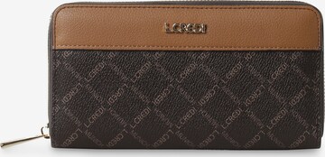 L.CREDI Wallet 'Filiberta' in Brown: front