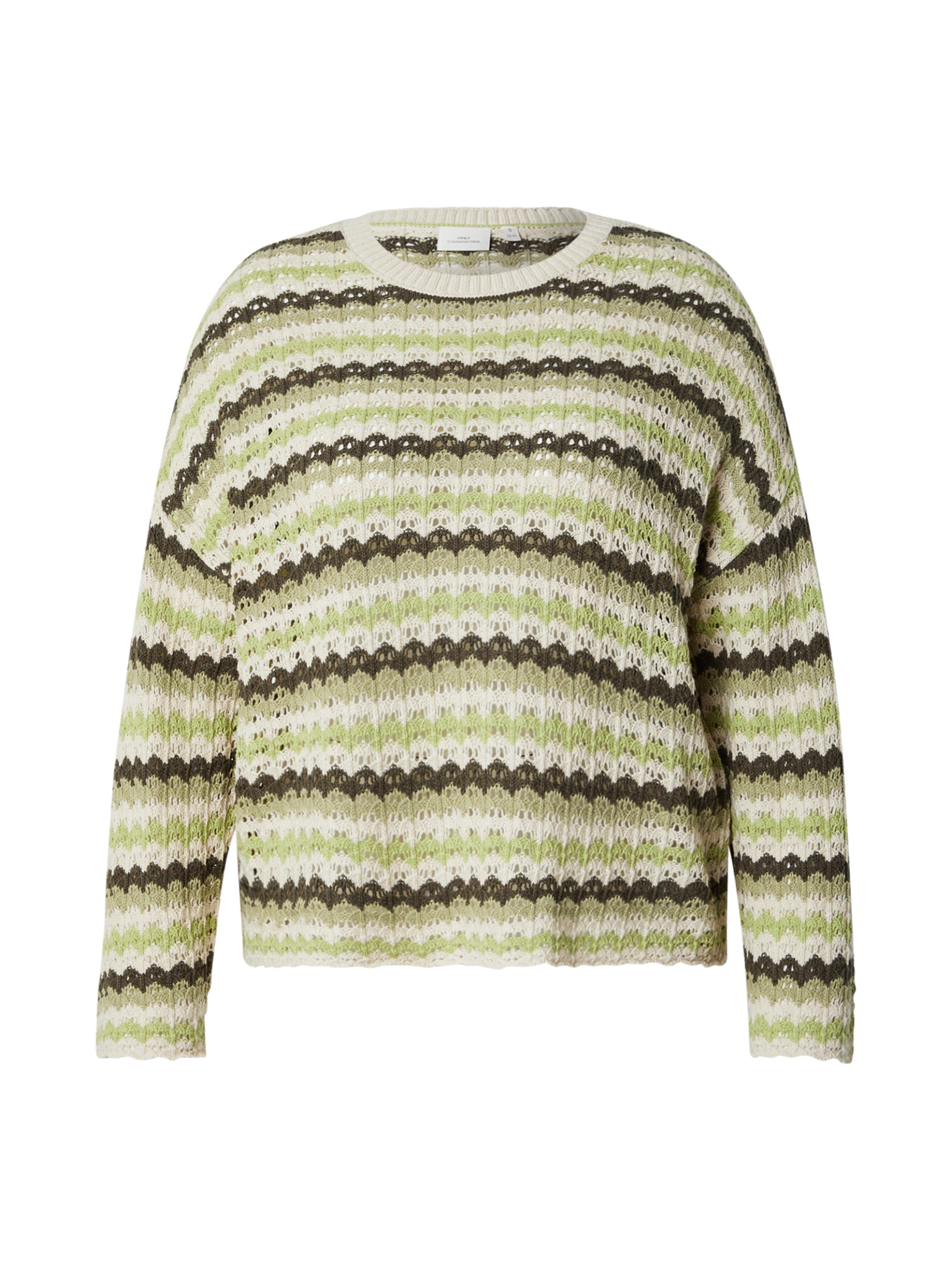 ONLY Carmakoma - Jersey 'CARAsa' en beige: frente