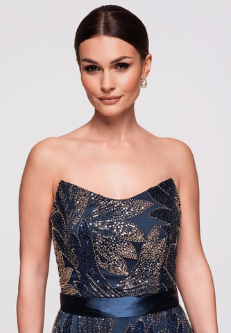 Ombre Avondjurk in Blauw