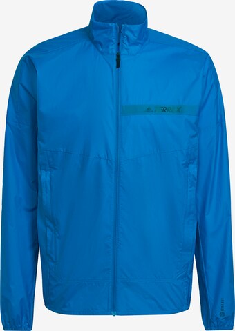 ADIDAS TERREX Outdoorjas in Blauw: voorkant