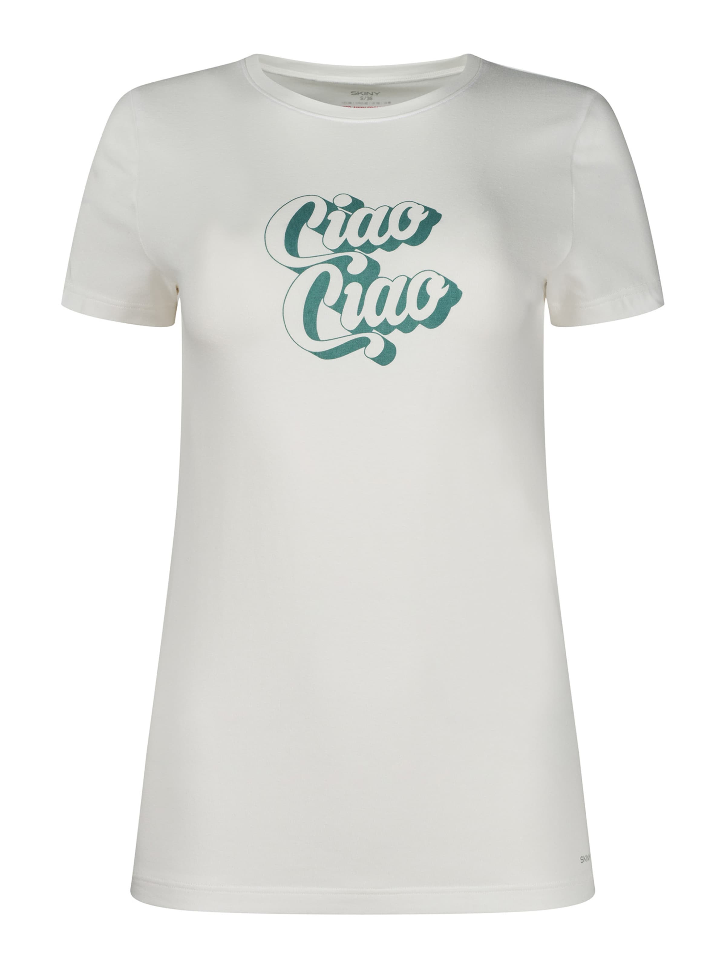 Maglietta di Skiny in beige: frontale