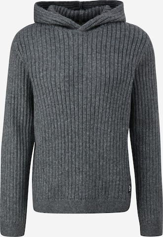 Pull-over QS en gris : devant