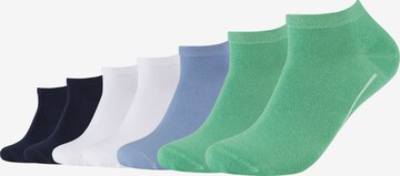 camano Socks in Blue: front