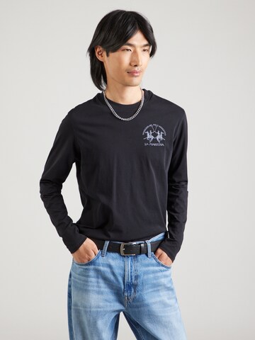 La Martina Shirt in Black: front
