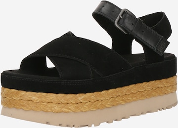 UGG Sandaalit 'Aubrey' värissä musta: etupuoli