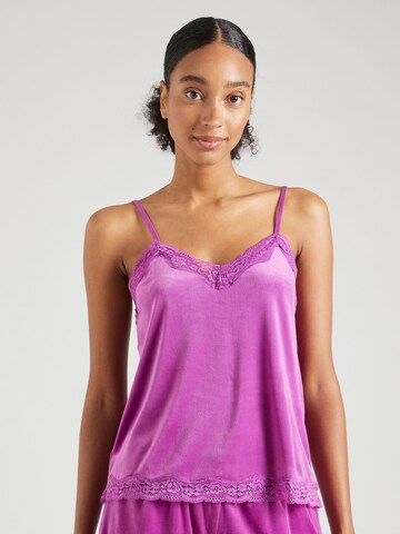 Hunkemöller - Camiseta para dormir en lila: frente