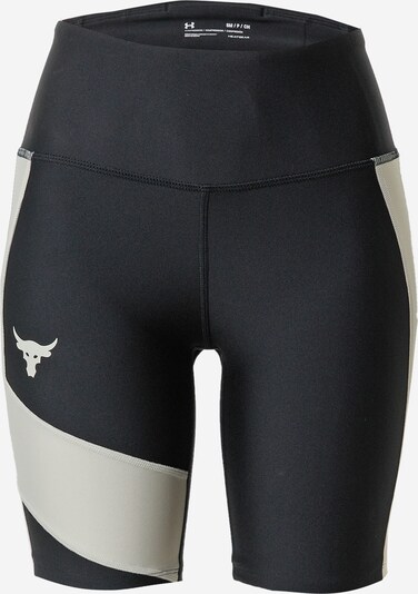 UNDER ARMOUR Spordipüksid 'Prjct Rock HG' must / valge, Tootevaade