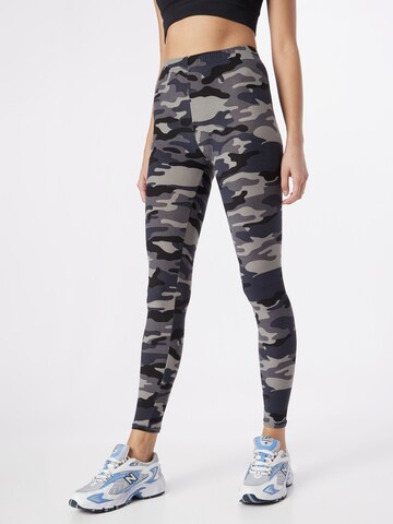 Urban Classics Skinny Leggings in Grey: front