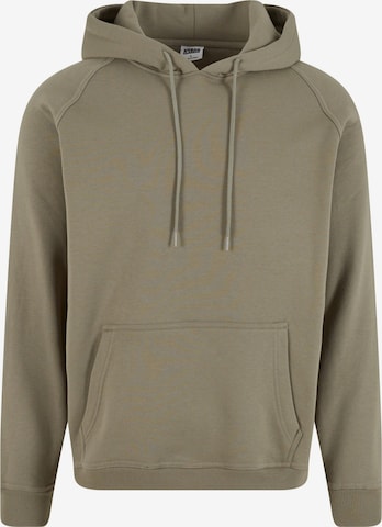 Urban Classics Collegepaita 'Blank' värissä vihreä: etupuoli