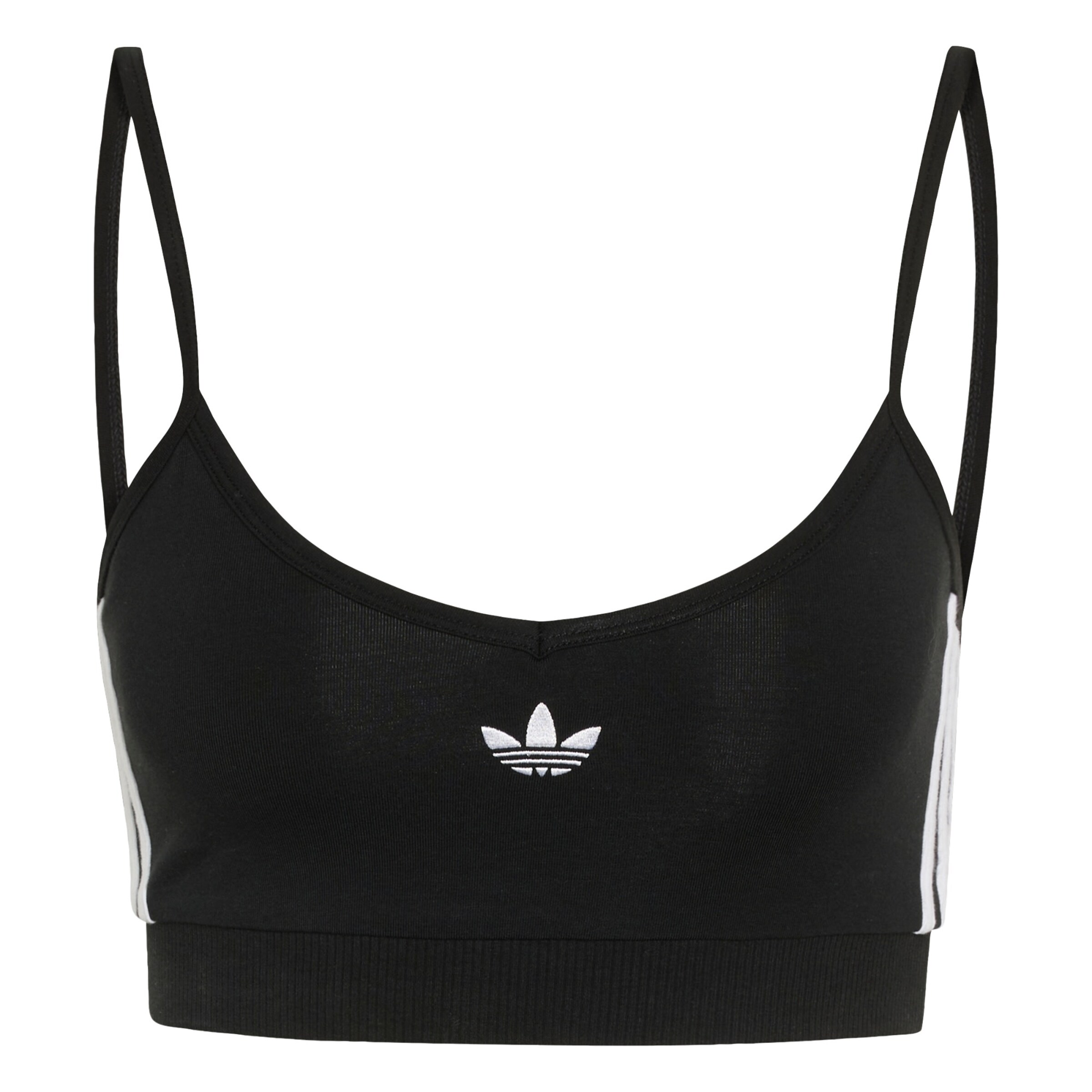 ADIDAS ORIGINALS Top in Zwart: voorkant