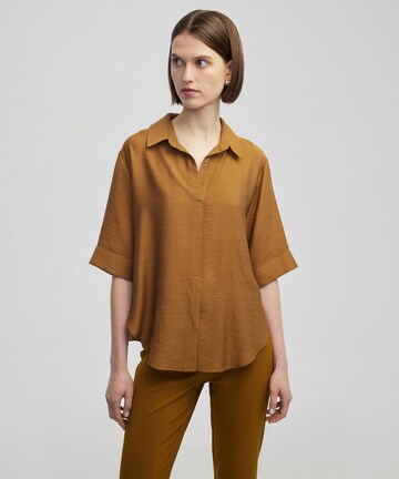 Ipekyol Blouse in Brown: front