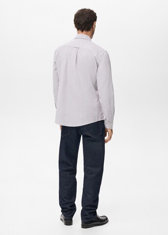 MANGO MAN Regular Fit Hemd 'Kodak' in Rot