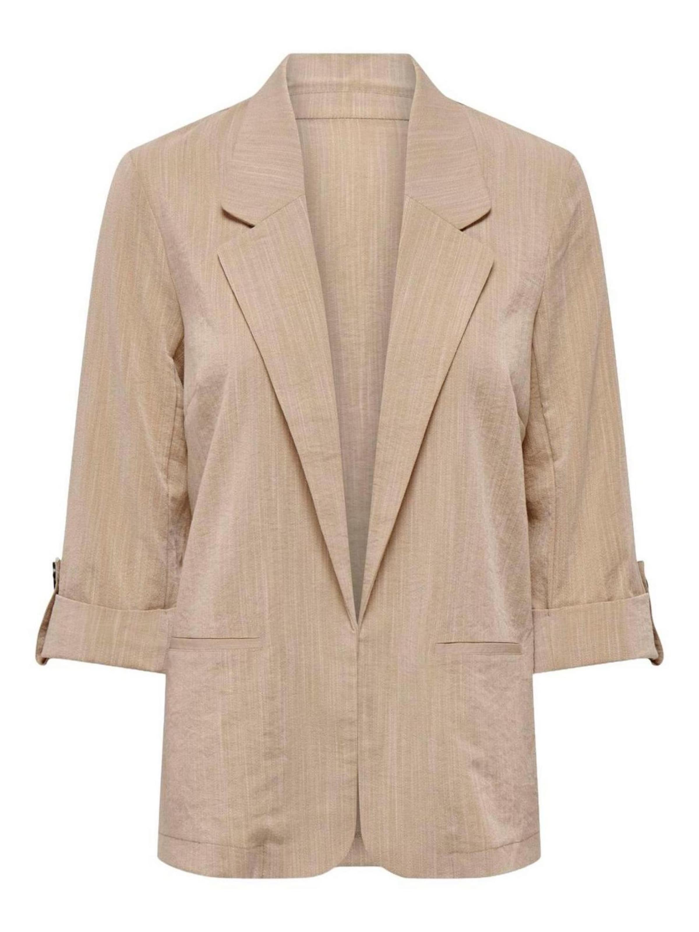 Blazer 'Onlmarsa ¾ Wvn Noos 15308084' di ONLY in beige
