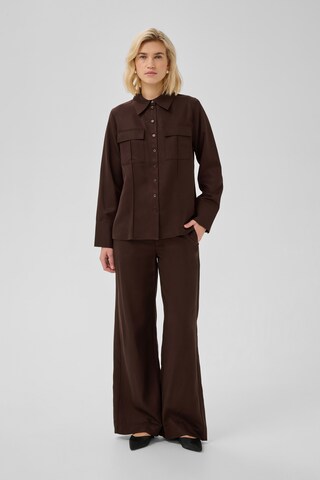 My Essential Wardrobe Bluse 'Jojo' i brun