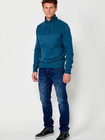 Pull-over KOROSHI en bleu