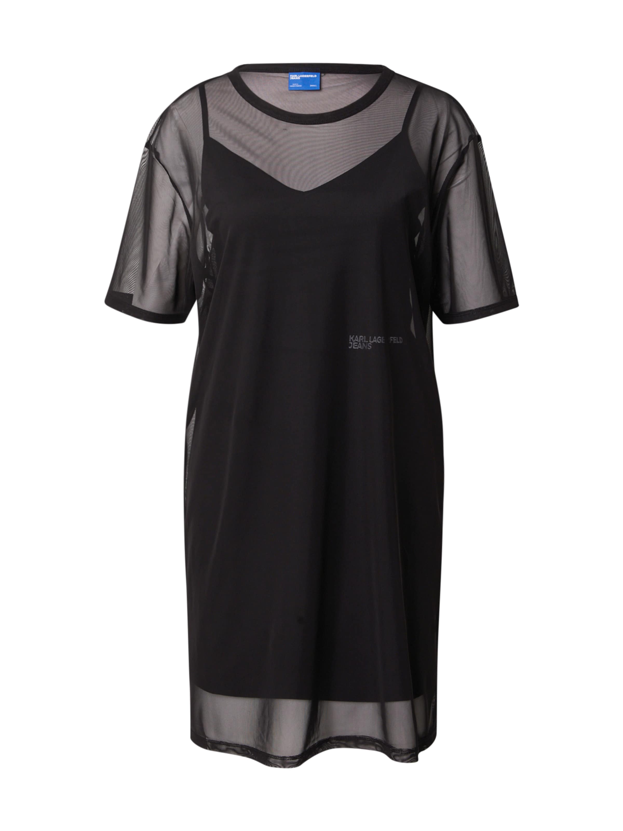 juoda KARL LAGERFELD JEANS Suknelė: priekis