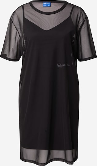 Rochie KARL LAGERFELD JEANS pe negru, Vizualizare produs