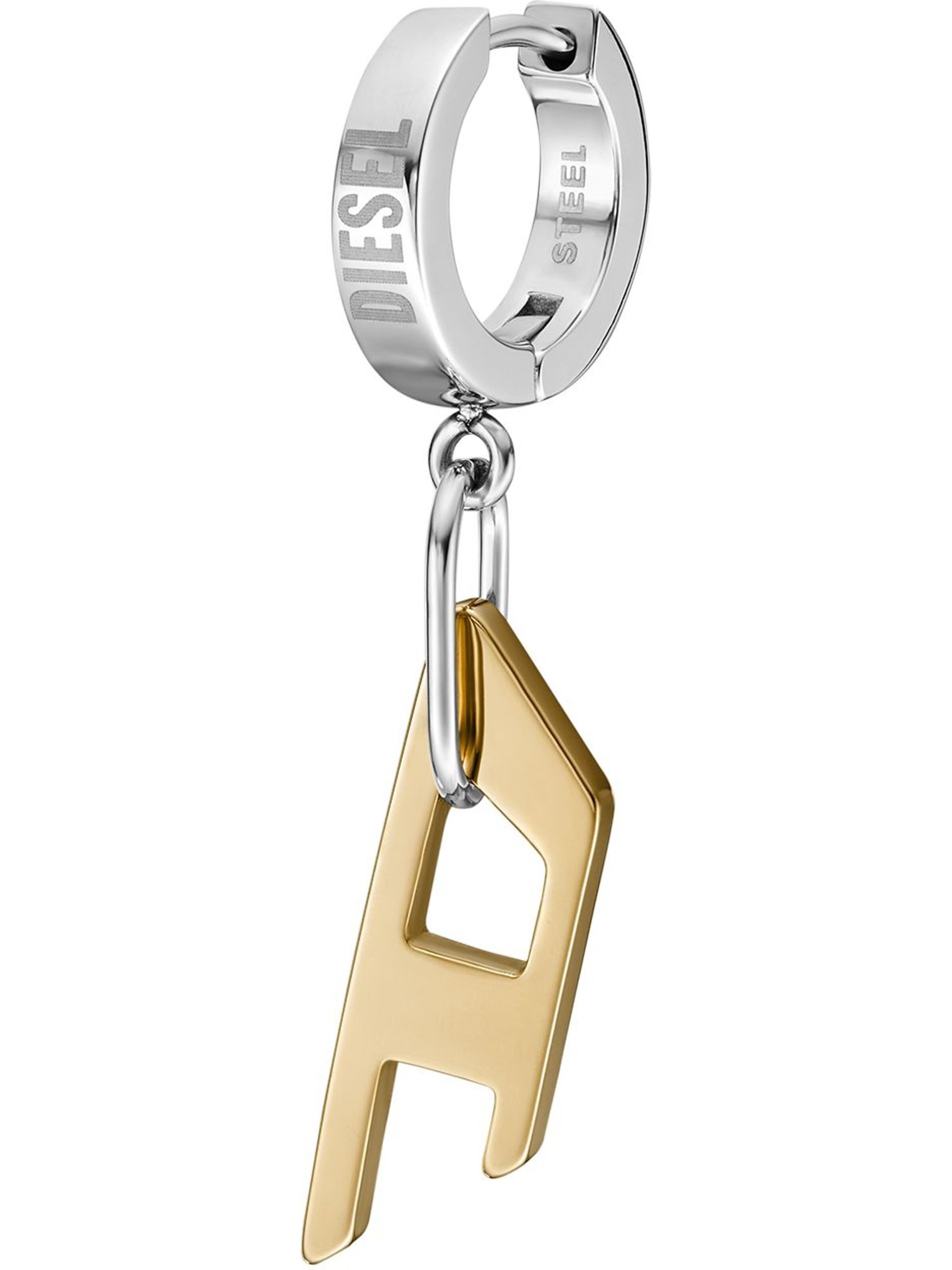 DIESEL Náušnice - Strieborná