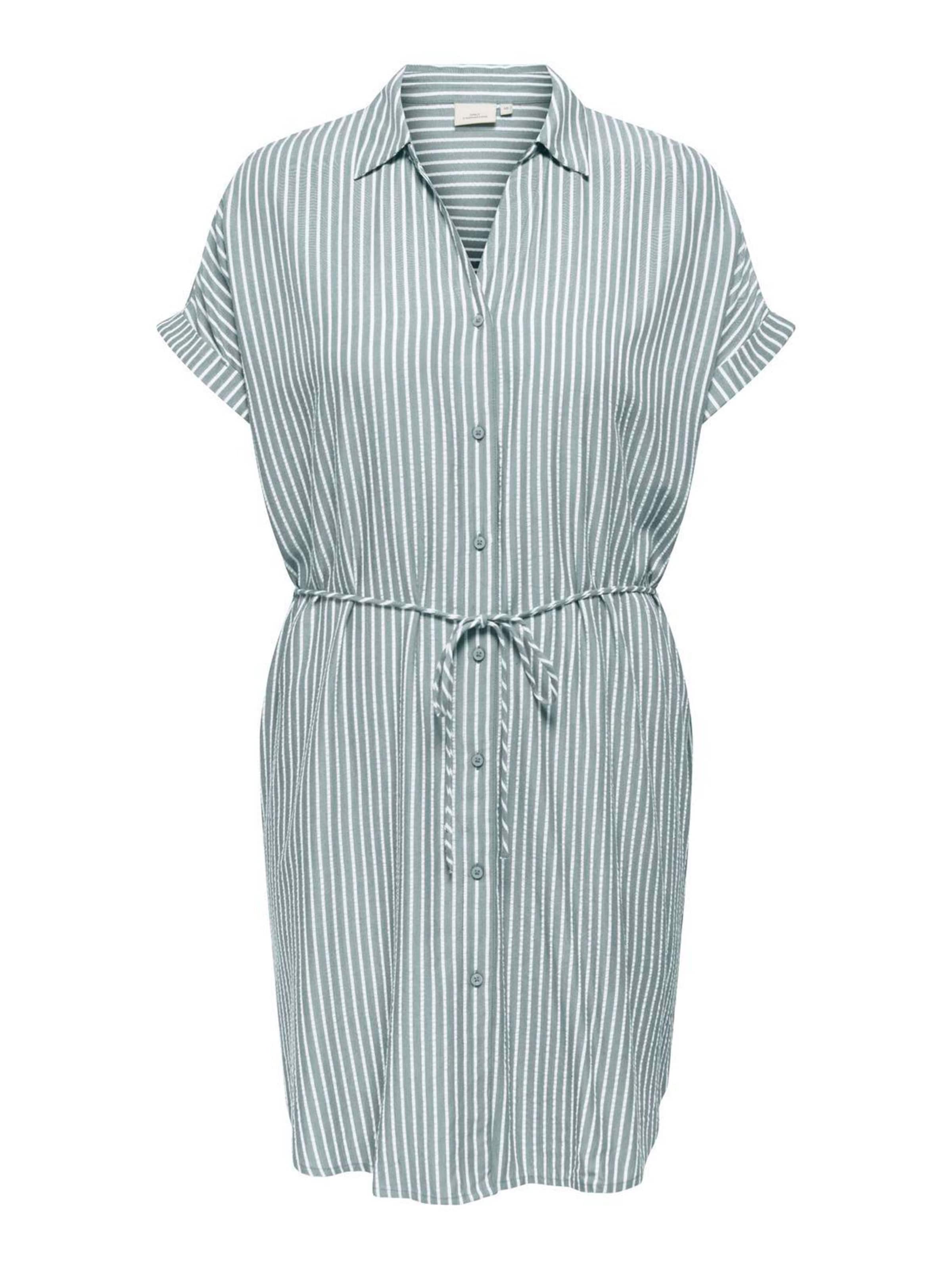 ONLY Carmakoma Shirt Dress 'CARPenna' in Green: front