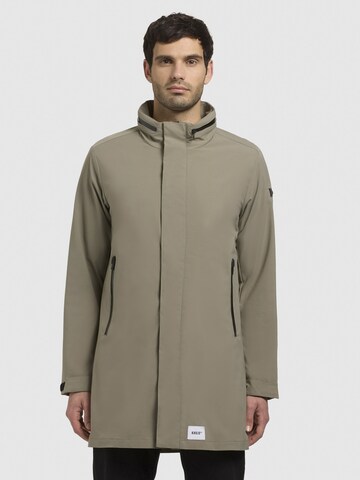 khujo Between-seasons coat 'Yimm' in Green: front