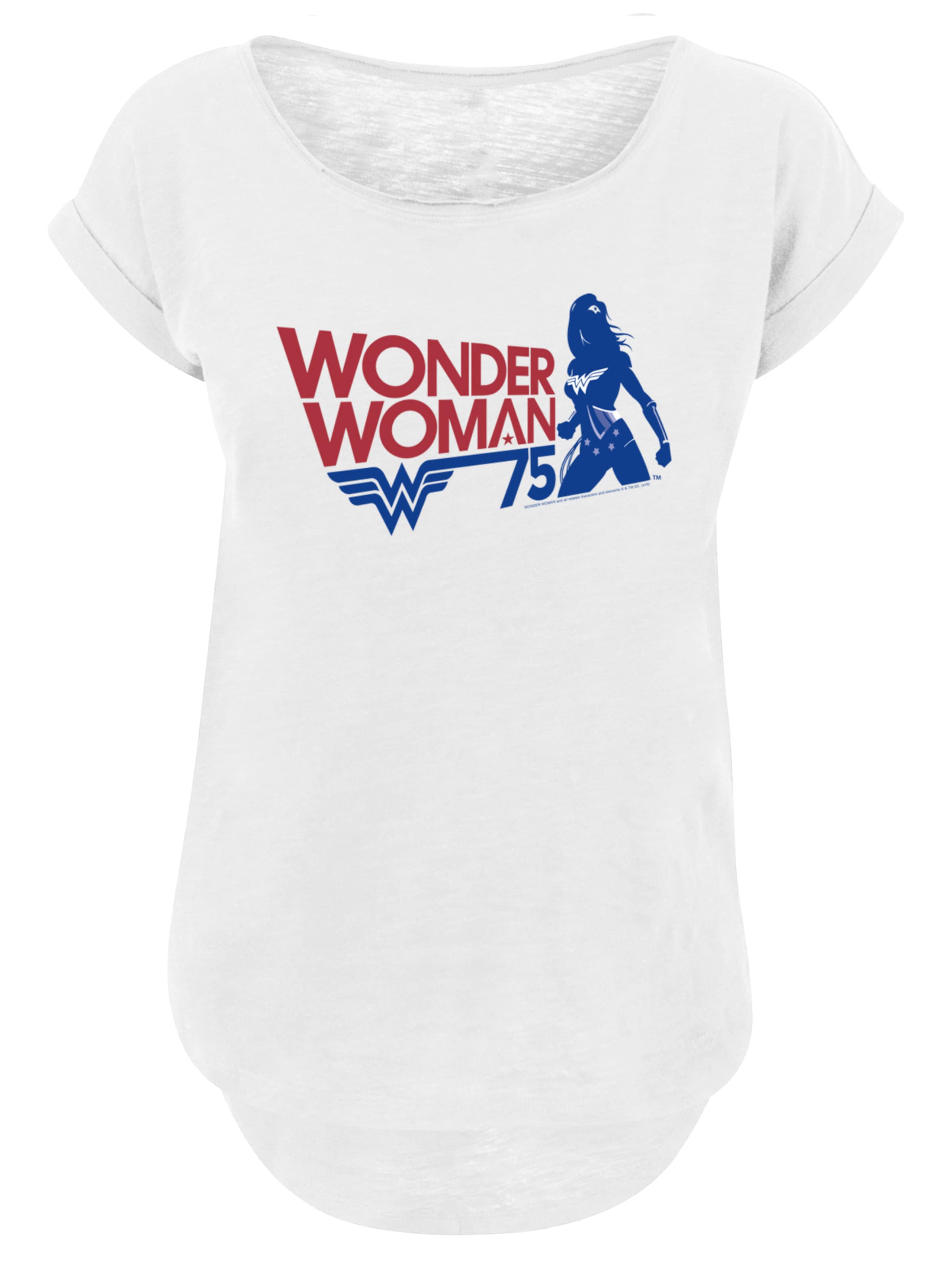 Felpa 'DC Comics Wonder Woman Seventy Five' di F4NT4STIC in bianco: frontale