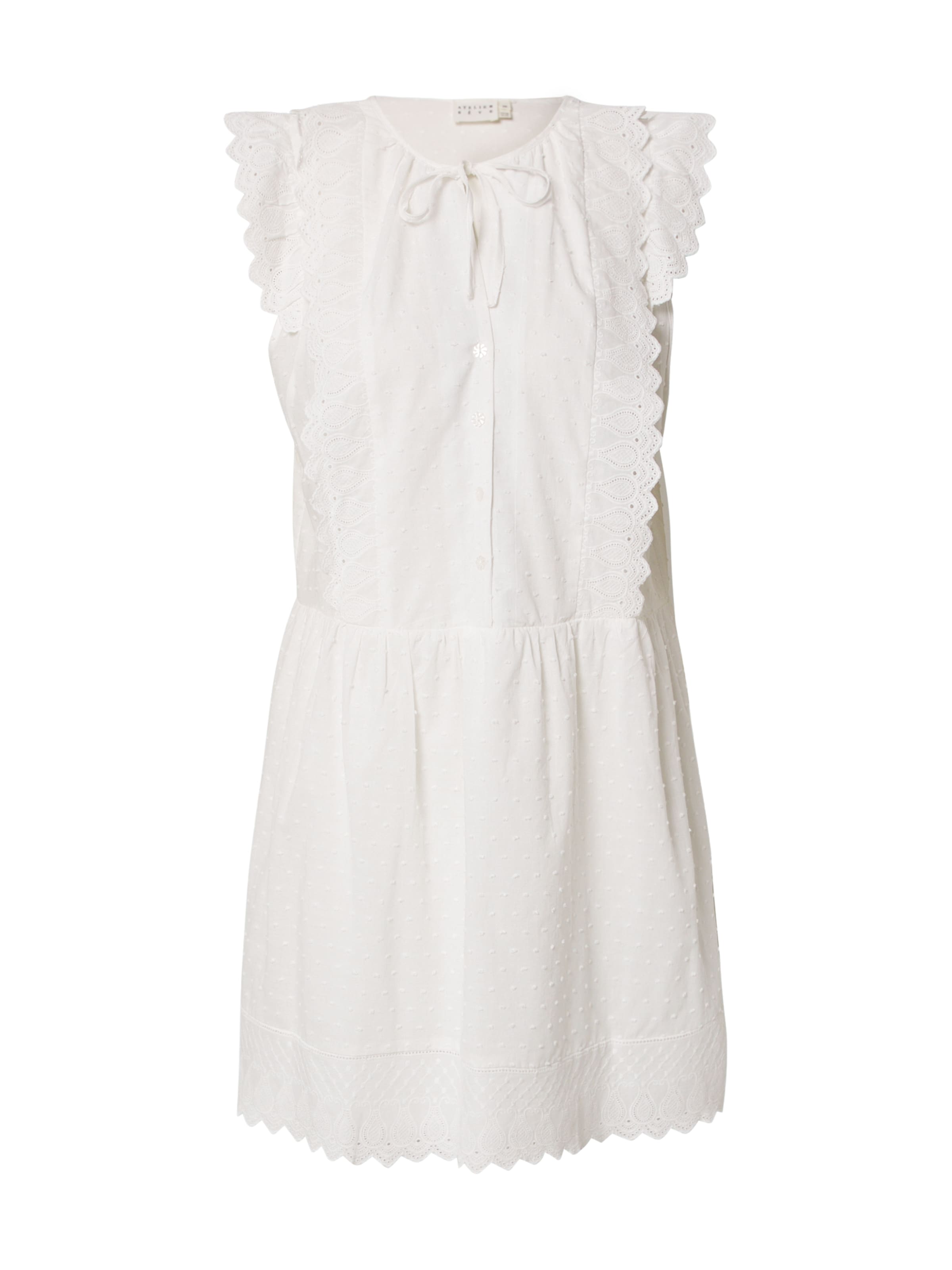 Atelier Rêve Dress in White: front
