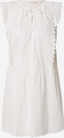 Robe-chemise Atelier Rêve en blanc : devant