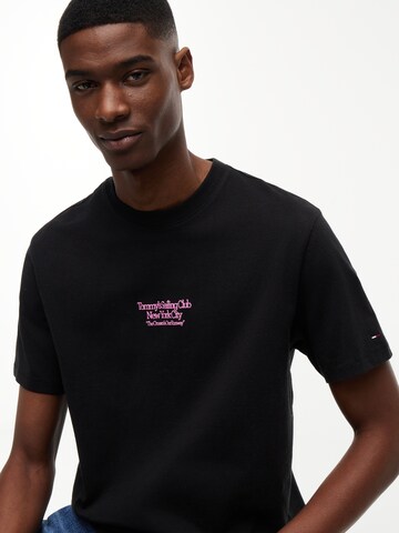 Tommy Jeans Shirt 'SAILBOAT' in Black