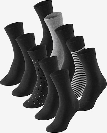 SCHIESSER Freizeitsocken ' Cotton Fit ' in Grau: predná strana