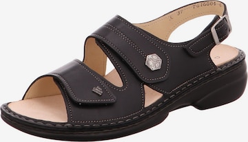 Finn Comfort Sandals 'Milos' in Black: front