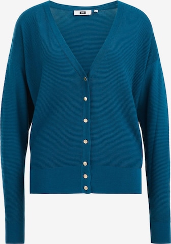 WE Fashion Strickjacke in Blau: predná strana