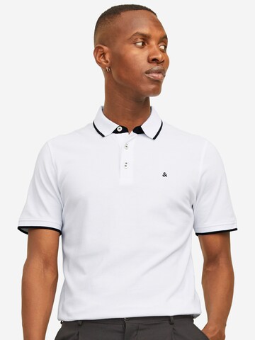 JACK & JONES Shirt 'Paulos - Slim Fit' in White: front