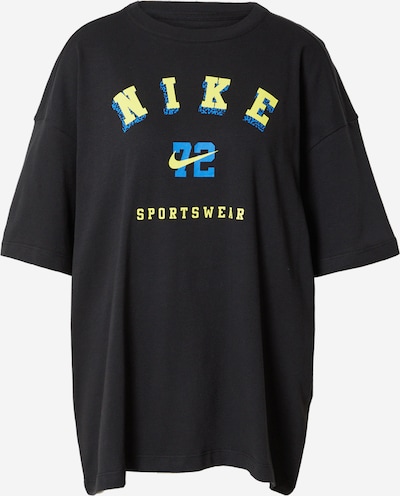 Nike Sportswear Avara lõikega särk sinine / kollane / must, Tootevaade