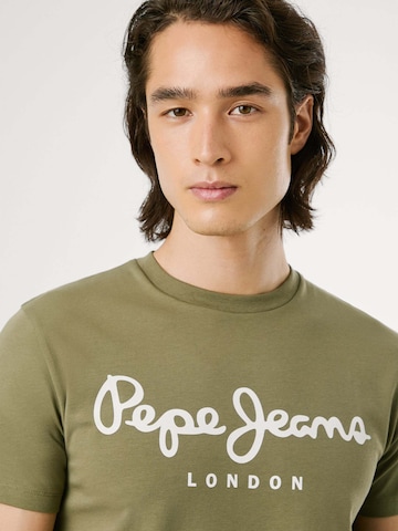 T-Shirt Pepe Jeans en vert